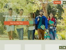 Tablet Screenshot of deanehill.com